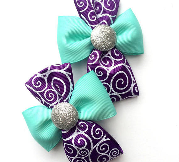 purple-aqua-hair-bows-cross-hair-bows-small-bows-easter-bows-girls-baby-shower-gift-girls-birthday-gift-baptism-hair-clips-570x516-4262484