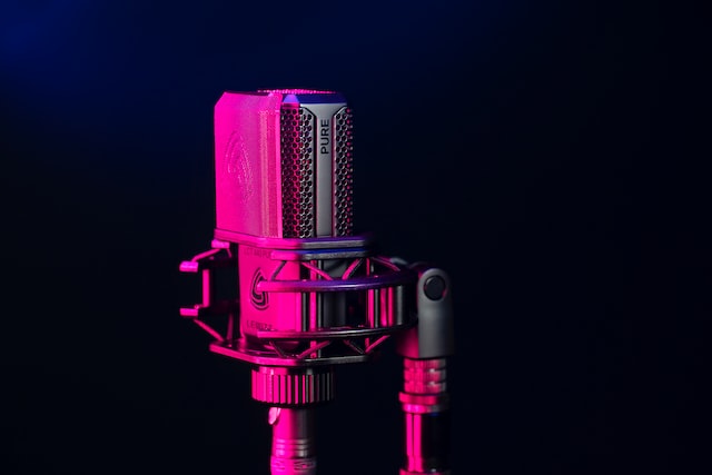 Bling Microphones with Swarovski Crystals