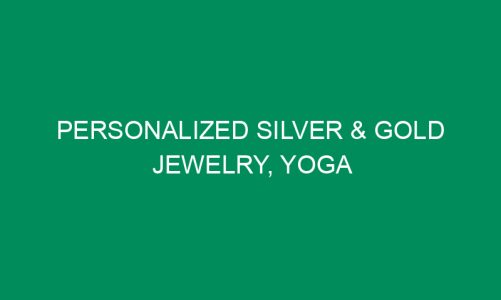 Personalized Silver & Gold Jewelry, Yoga Bracelets, Birthstones & More