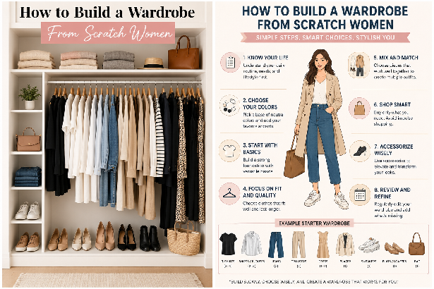 How to build a wardrobe from scratch women