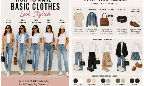 How to Make Basic Clothes Look Stylish Every Day